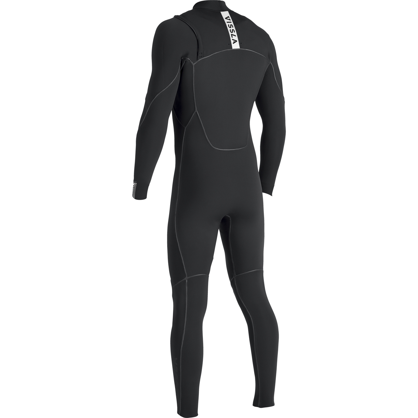 Vissla / 7 Seas Powerseam / 4-3mm / Front Zip / Black - Image 2