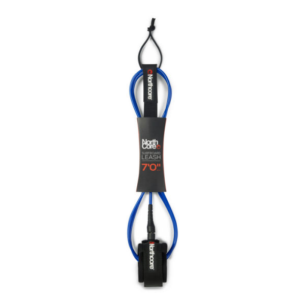 Northcore 6mm Surfboard Leash 7'0" - Blue