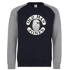 Baseball Style Sweater - Blue/Grey - Image 2