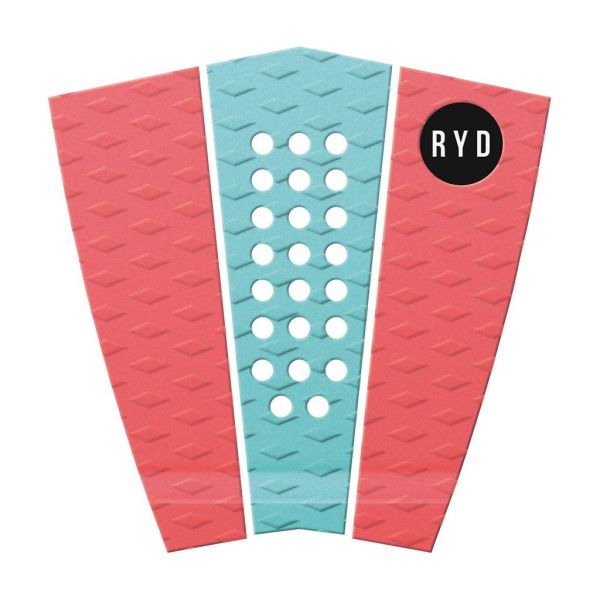 RYD Alt-diamand grove Deck pad - coral/aqua