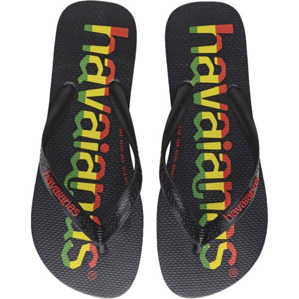 Havaiana Logomania flip flops – rasta – Dexters Surf Shop