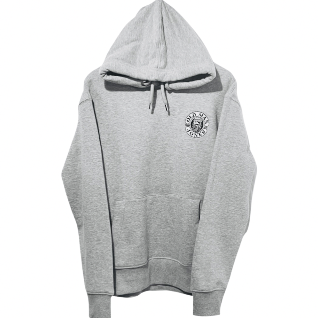 Junior - Old man jones -  grey - stitched logo (Pull on)