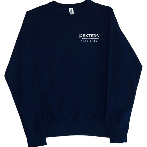 Dexters Stitched Logo Adult Jumper - navy