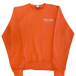 Dexters Stitched Logo Adult Jumper - orange
