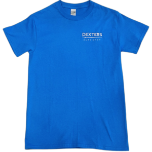 Dexters Stitched Logo Junior T-shirt - light blue