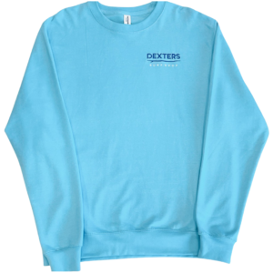 Dexters Stitched Logo Adult Jumper - light blue
