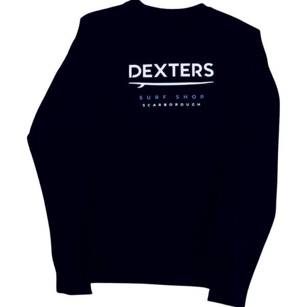 Dexters Stitched Logo Adult Jumper - Black - Image 2