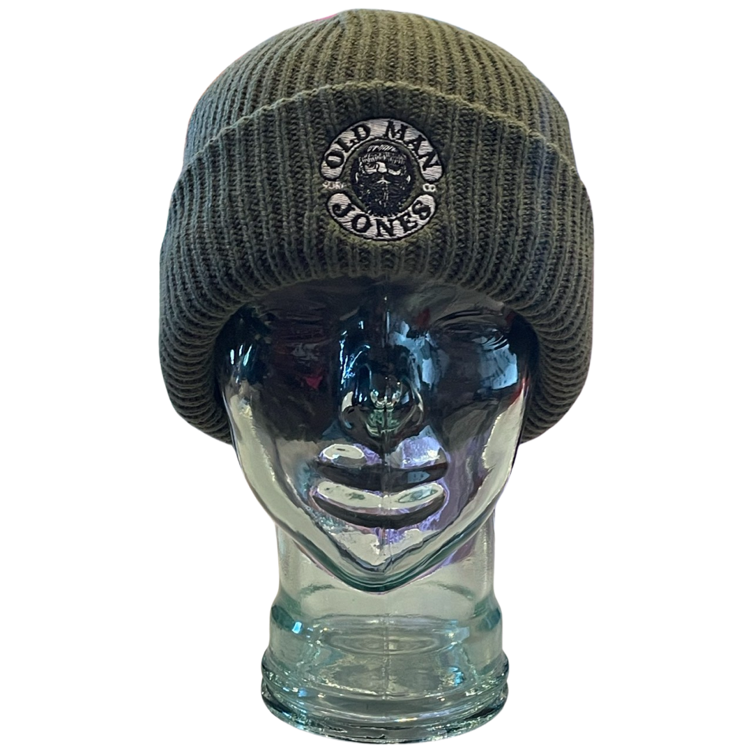 Chunky Junior Ribbed Beanie - Green