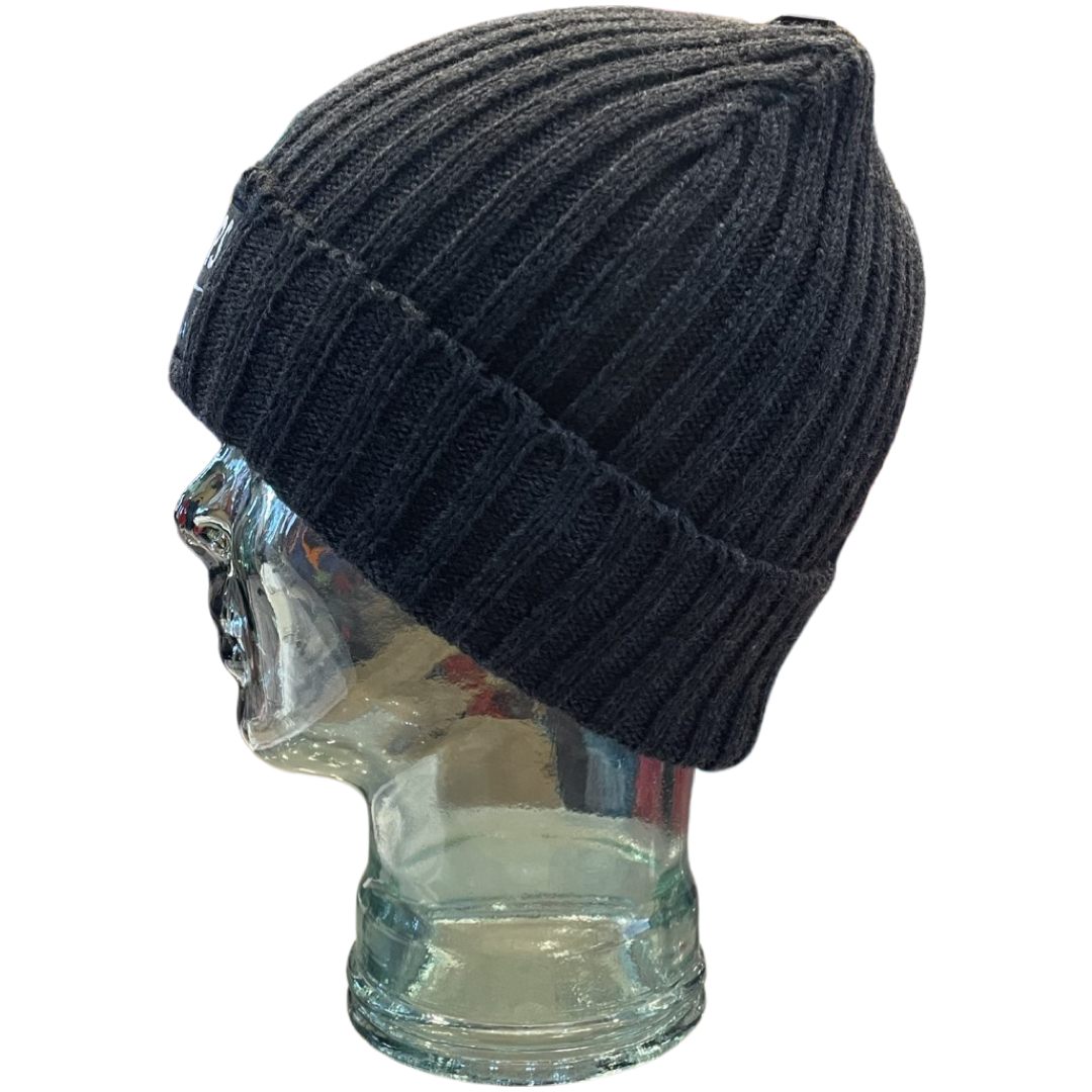 DEXTERS EXTRA WARM 100% ACRYLIC - adult - ribbed beanie - Dark Grey - Image 2