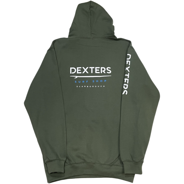 Dexters Full Arm Logo Adult pull on - Military Green - Image 2