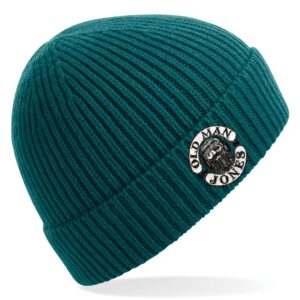 Chunky adult Ribbed Beanie - Ocean Green