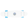 Saltrock retro ride - mini skateboard- Flashing Wheels - White/Blue