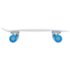 Saltrock retro ride - mini skateboard- Flashing Wheels - White/Blue - Image 3