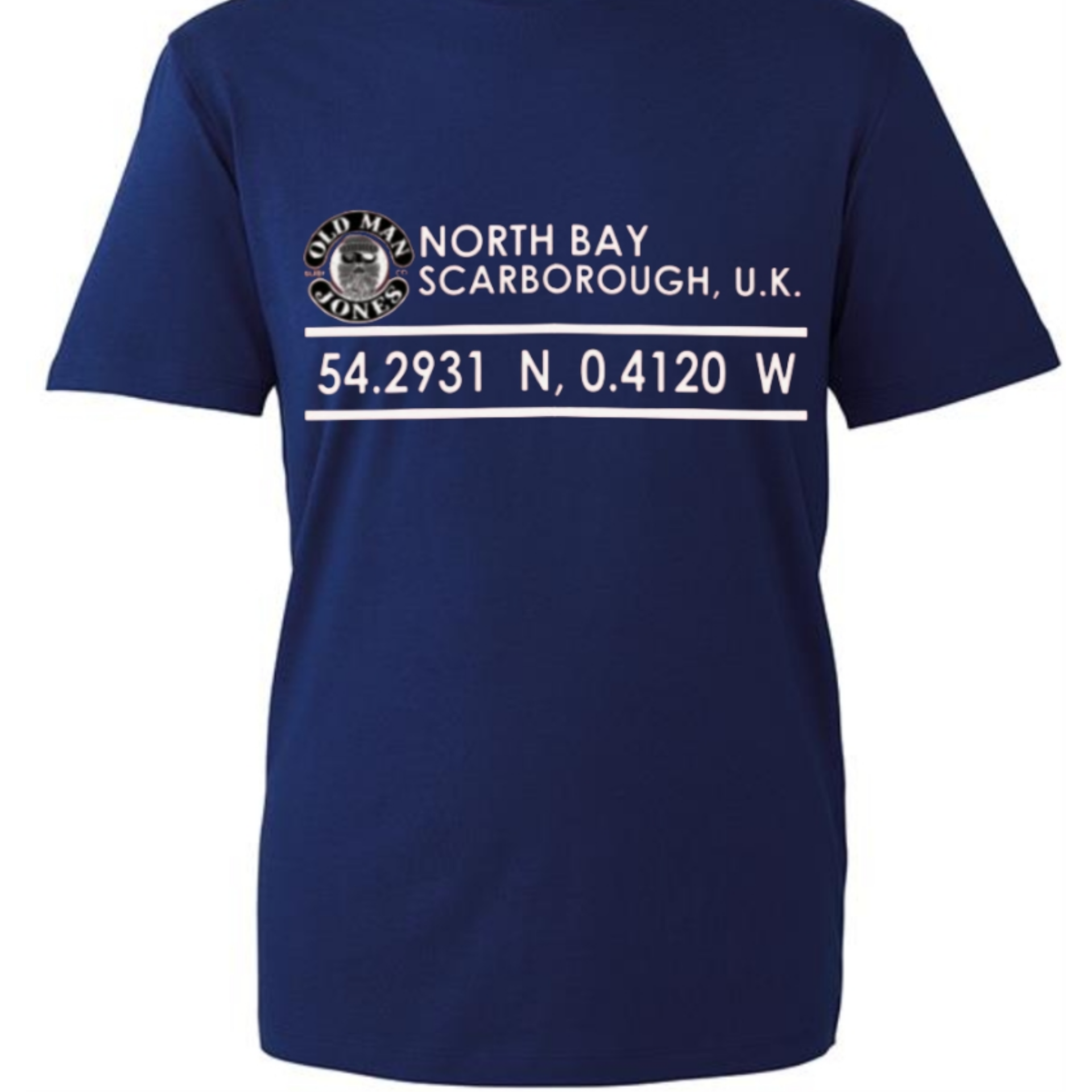 STITCHED COORDINATES LOGO TEE – Navy - Image 2