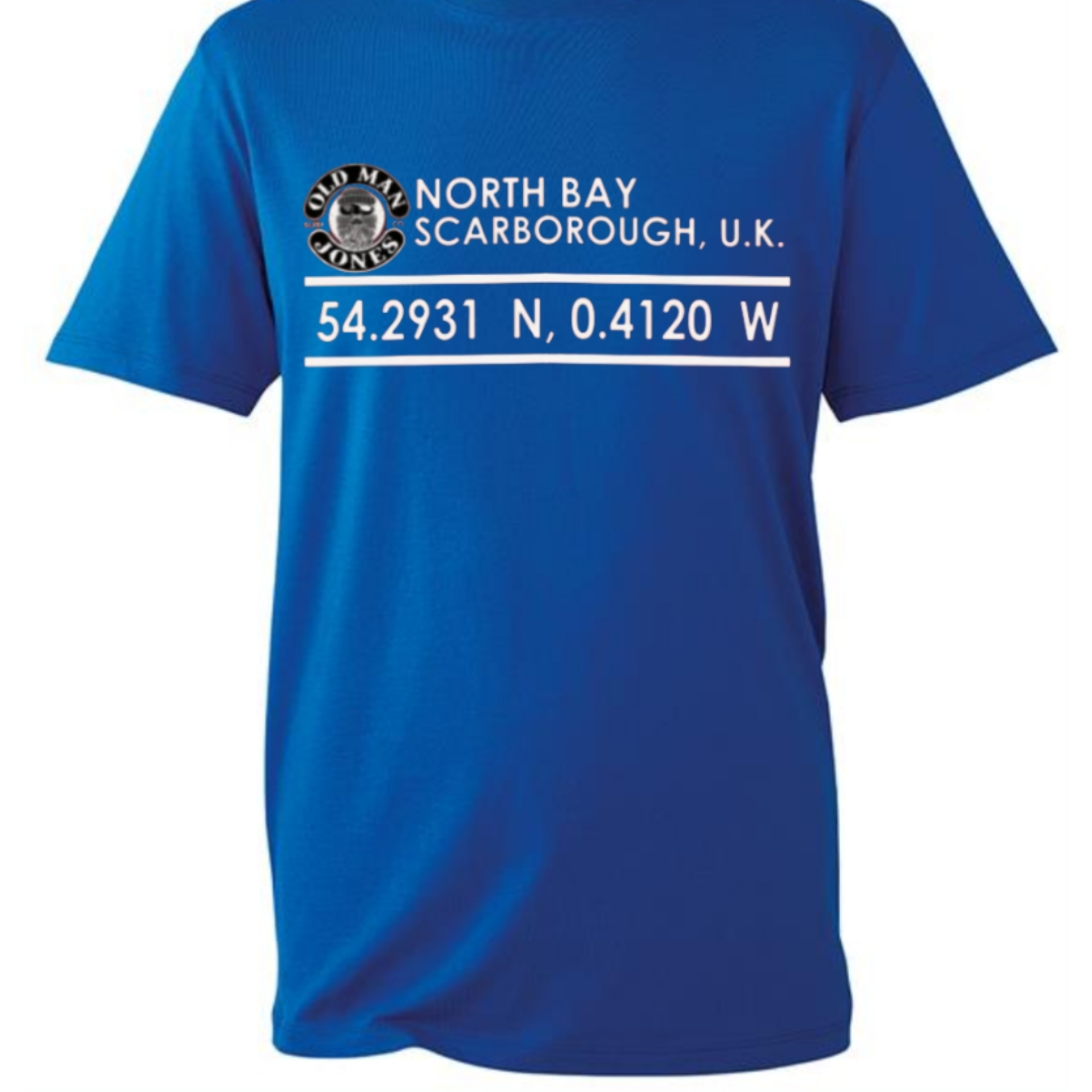 STITCHED COORDINATES LOGO TEE – Royal Blue - Image 2