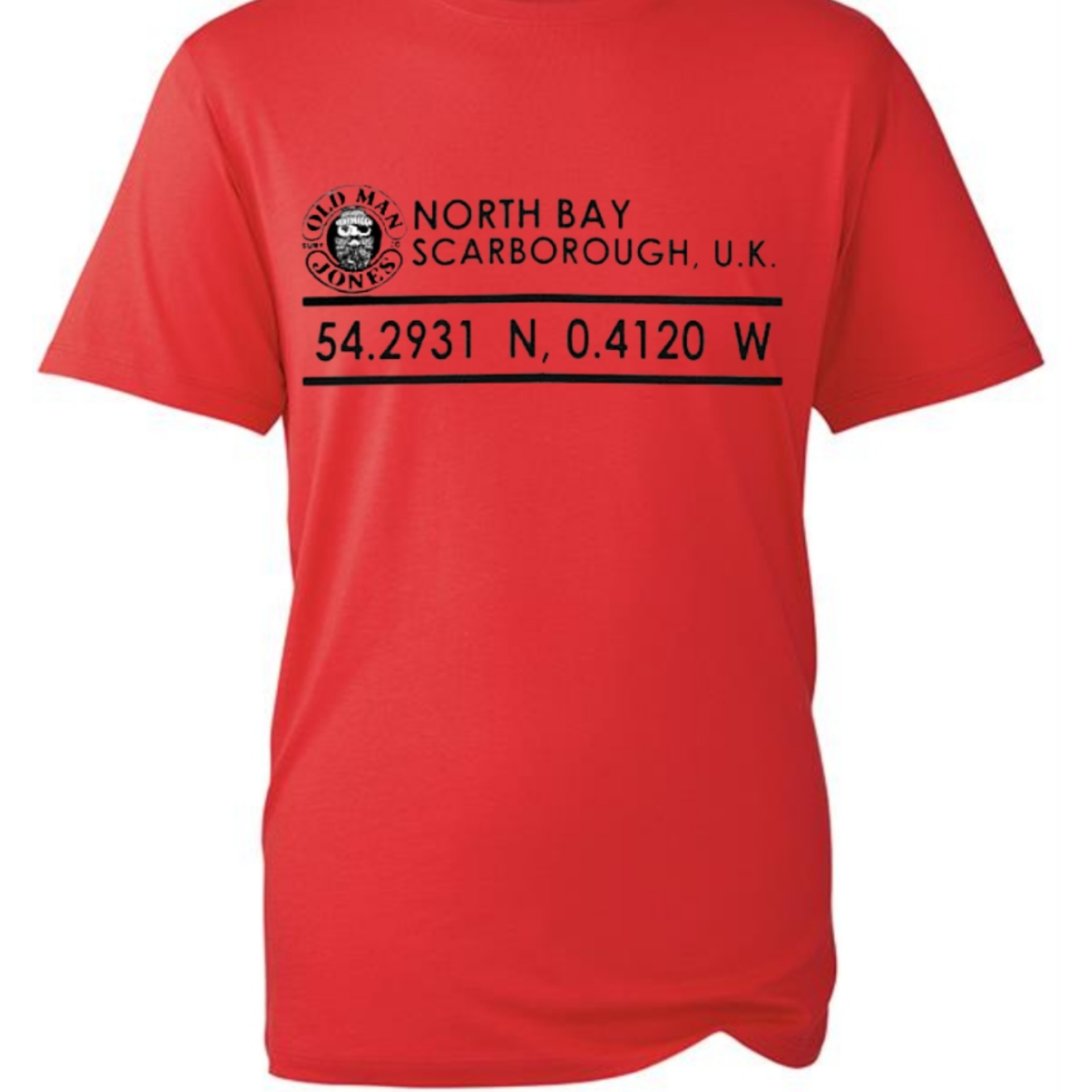 STITCHED COORDINATES LOGO TEE – Red - Image 2