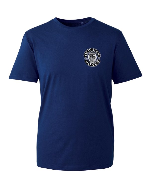 STITCHED COORDINATES LOGO TEE – Navy