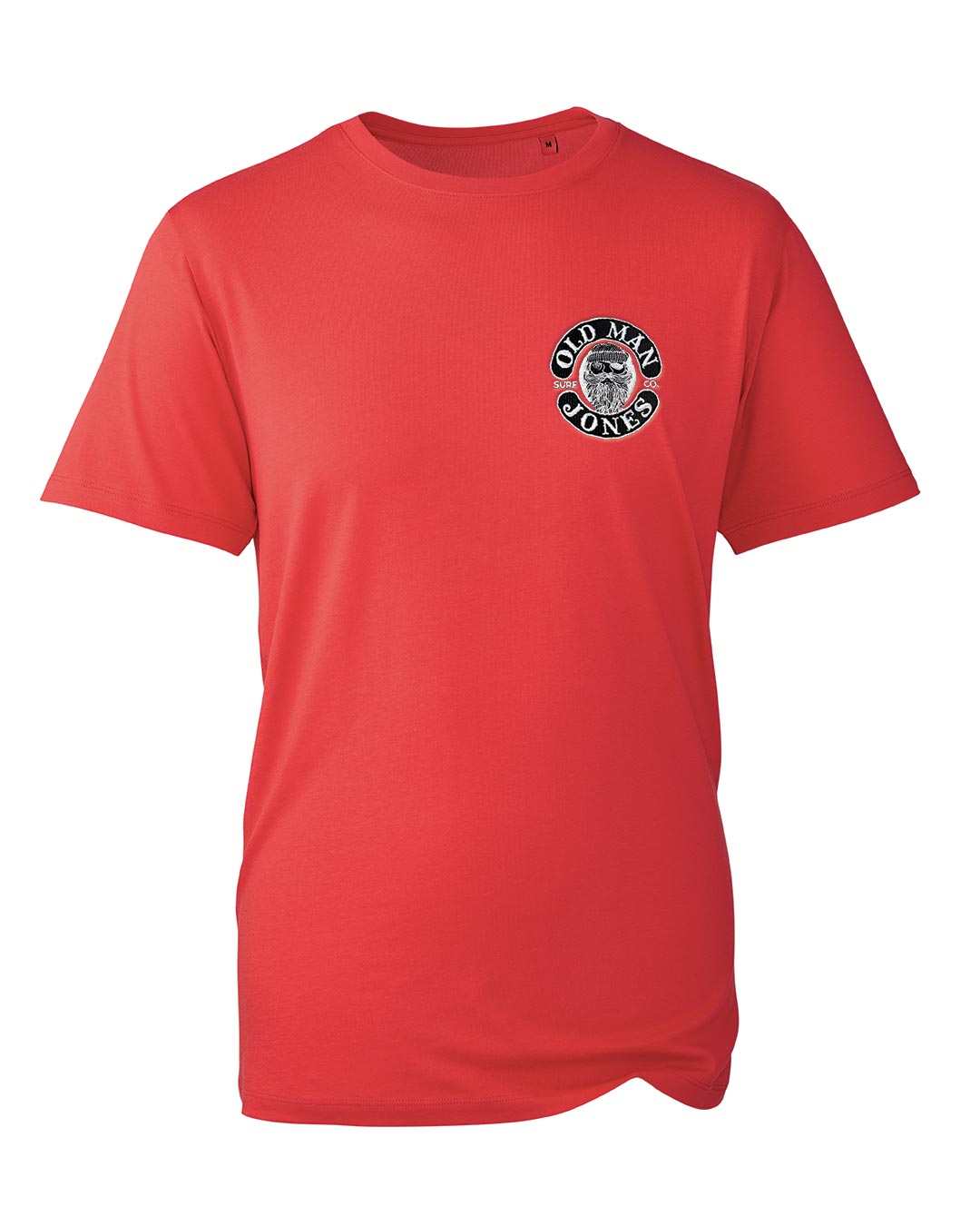 STITCHED COORDINATES LOGO TEE – Red