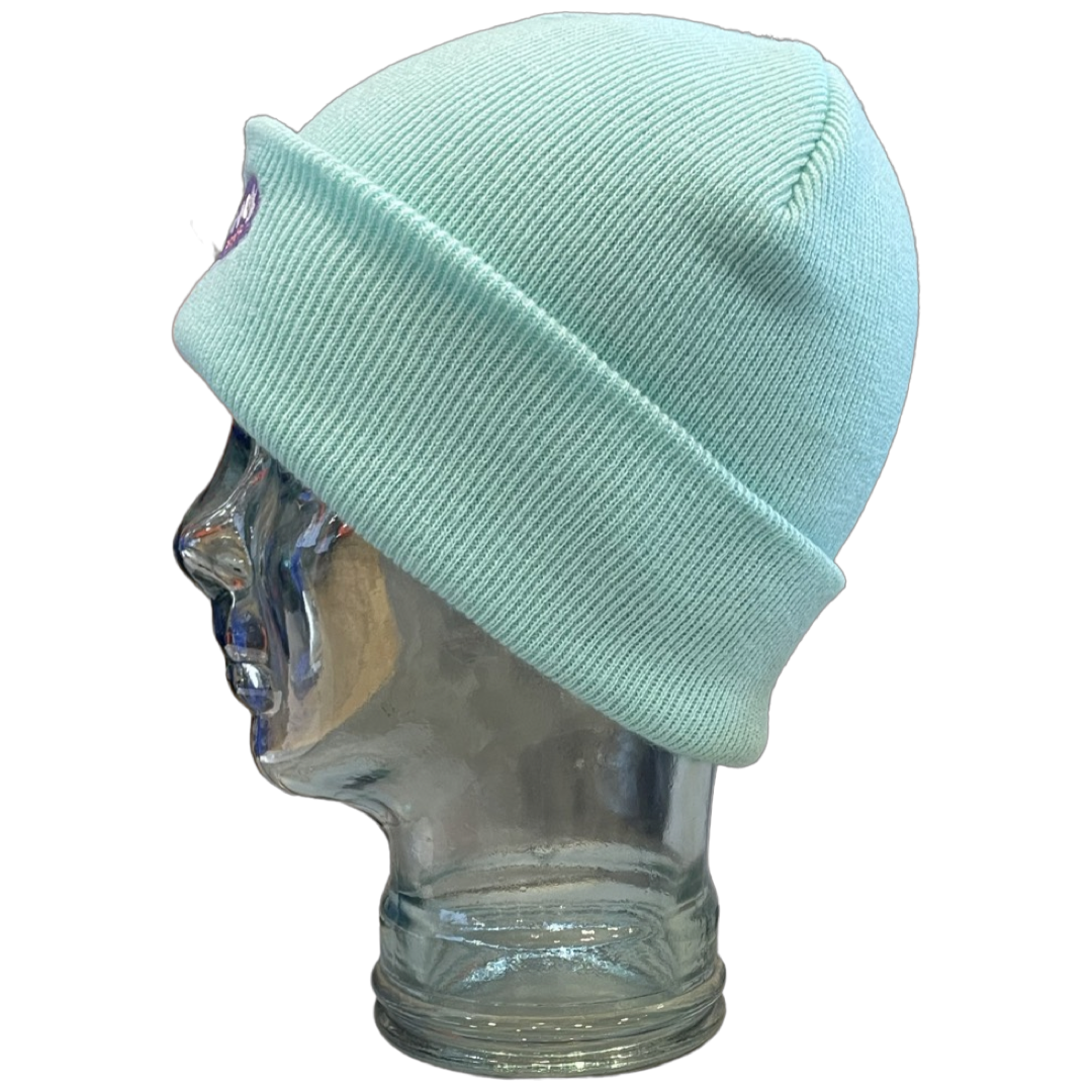 Miss Jones Chunky JUNIOR Beanie - Turquoise - Image 2