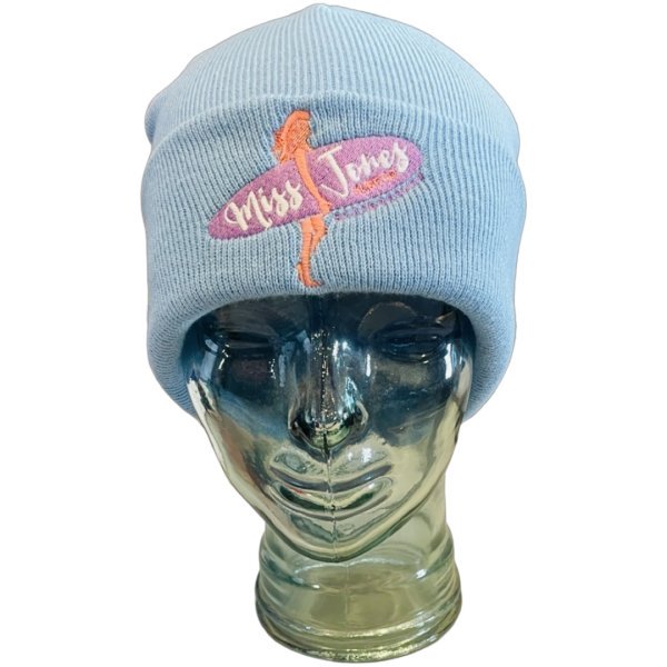 Miss Jones Chunky JUNIOR Beanie - Light Blue
