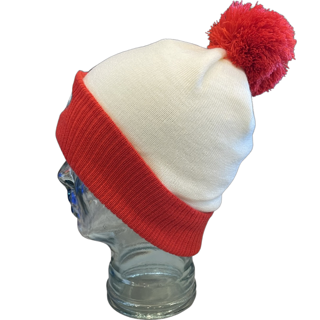 Miss Jones junior BOBBLE – White / Red - Image 2