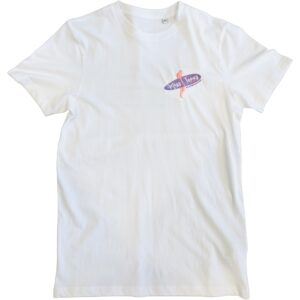 Miss Jones Stitched Coordinates Logo Junior Tee - White