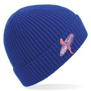 Miss Jones - knit Ribbed Beanie - Royal