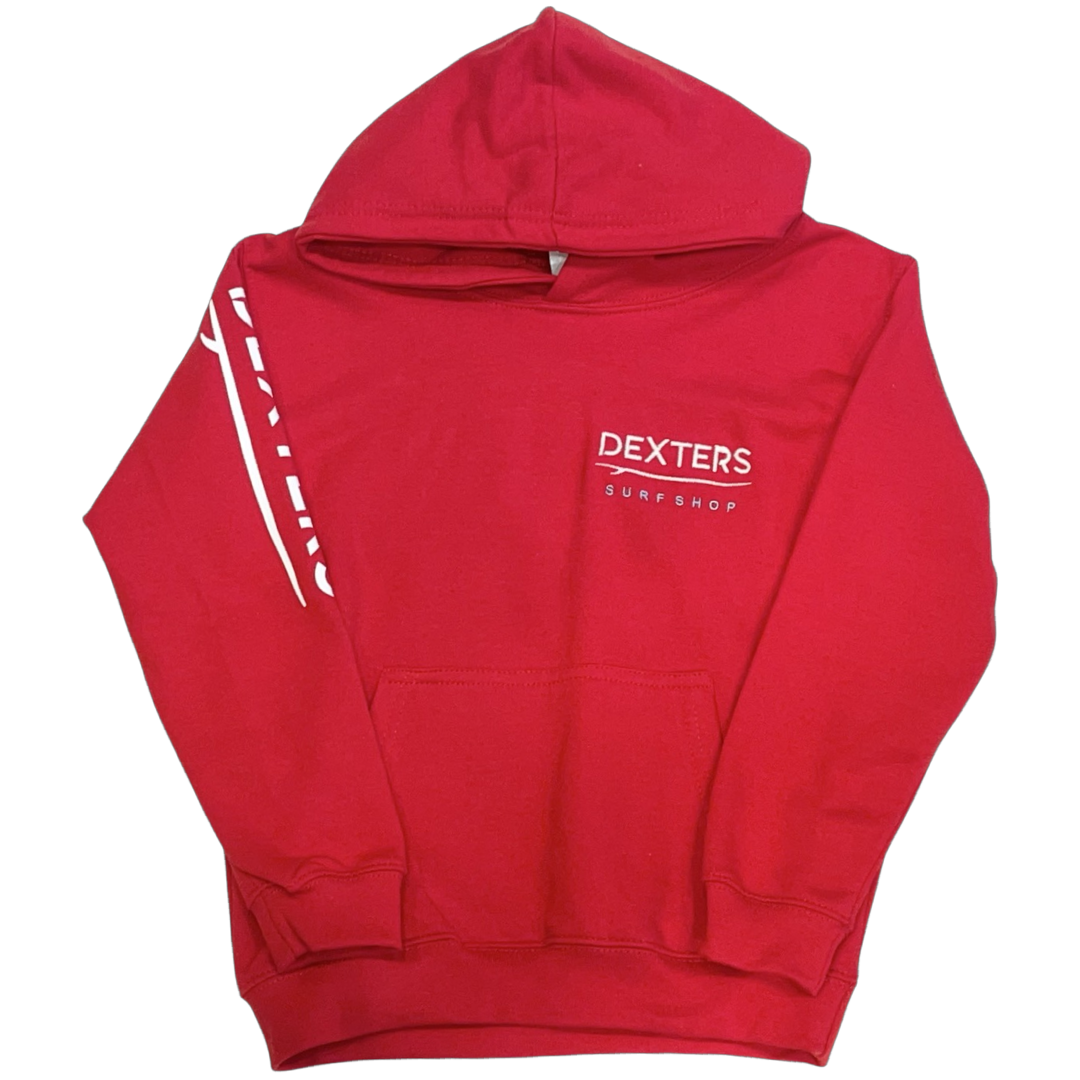 Dexters Full Arm Logo Junior pull on - Red