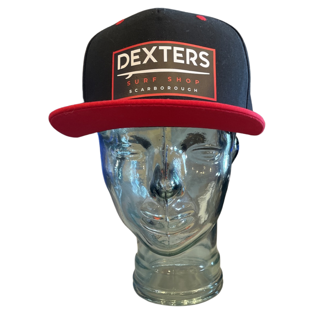 Dexters Waterproof 100% Cotton - adult Snapback - Red - Image 2