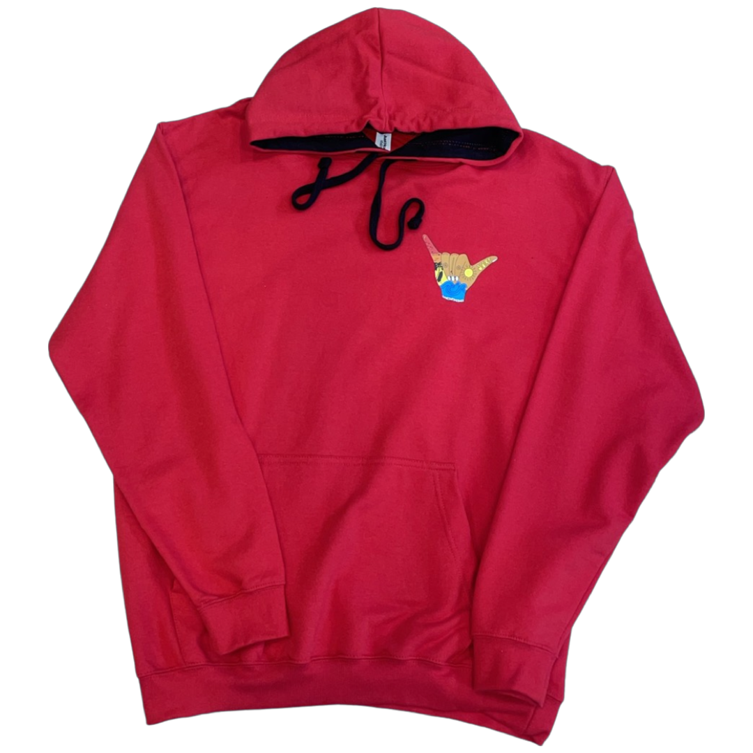 Stay Stoked  - Red  (Junior Pull on)