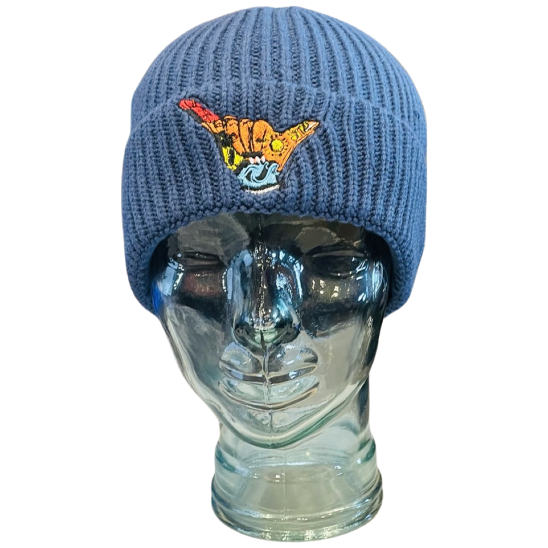 Stay Stoked Logo Adult Beanie - Blue