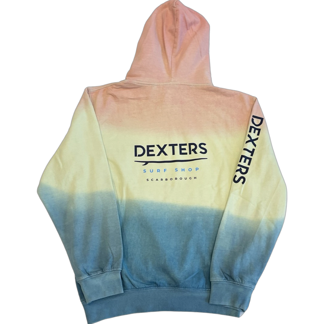 Dexters Full Arm Logo Adult pull on - Tie Dye - Rainbow - Image 2