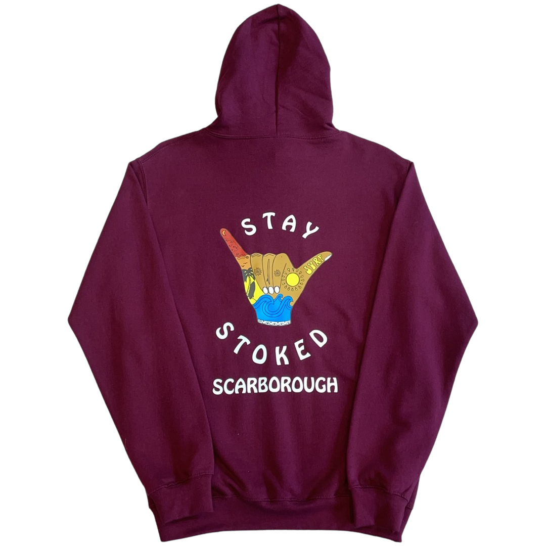 Stay Stoked - Maroon (Pull on) - Image 2