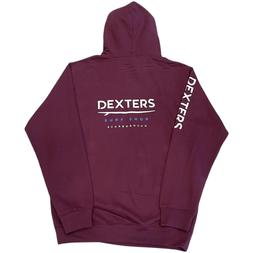Dexters Full Arm Logo Adult pull on - Light Maroon - Image 2