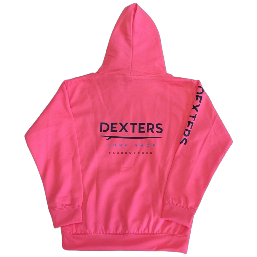 Dexters Full Arm Logo Junior pull on - Bright Pink - Image 2