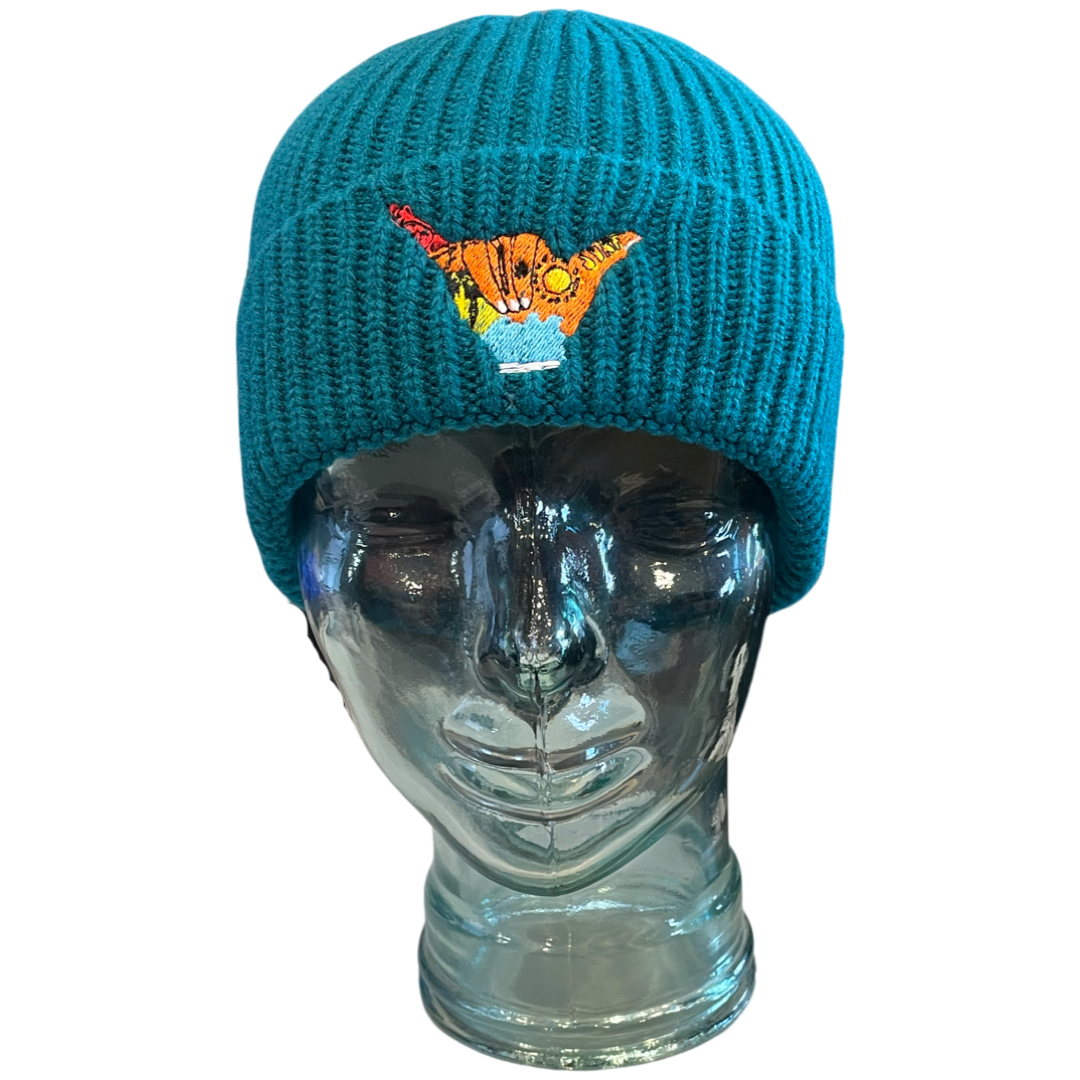 Stay Stoked Logo Adult Beanie - Green