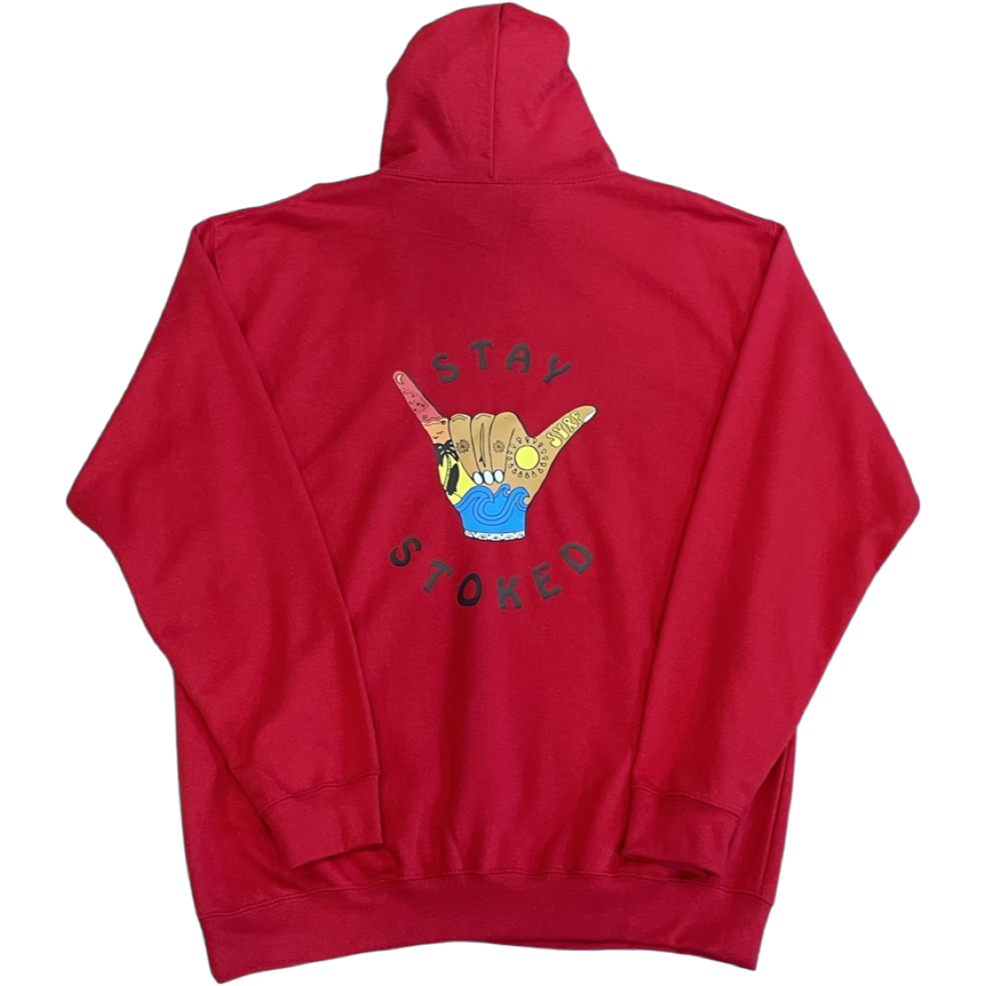 Stay Stoked  - Red  (Junior Pull on) - Image 2