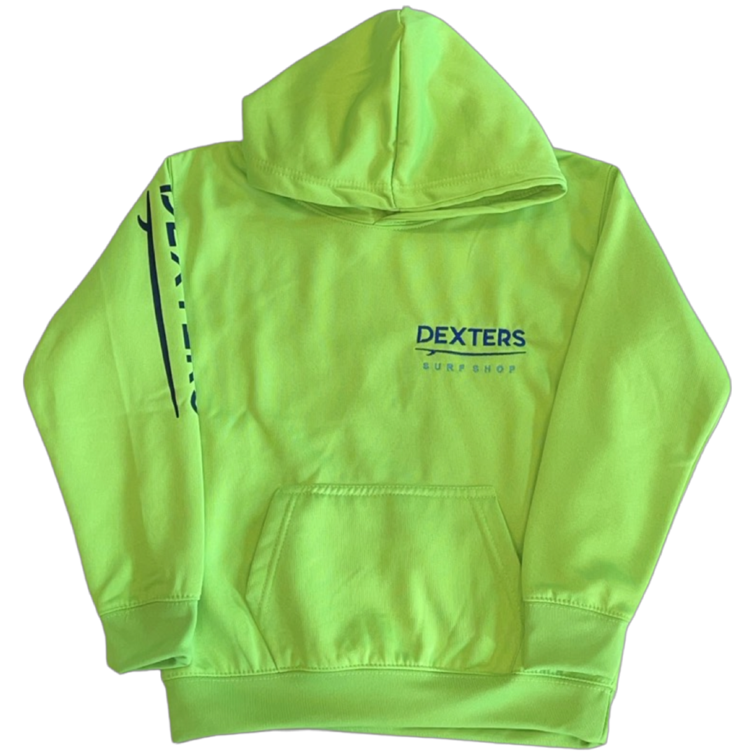 Dexters Full Arm Logo Junior pull on - Fluorescent Green