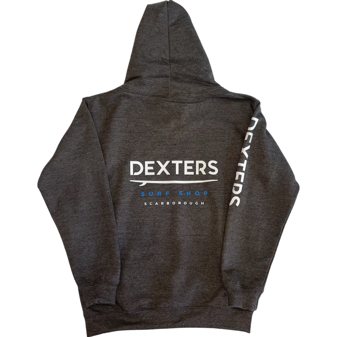 Dexters Full Arm Logo Junior pull on - Dark Grey - Image 2