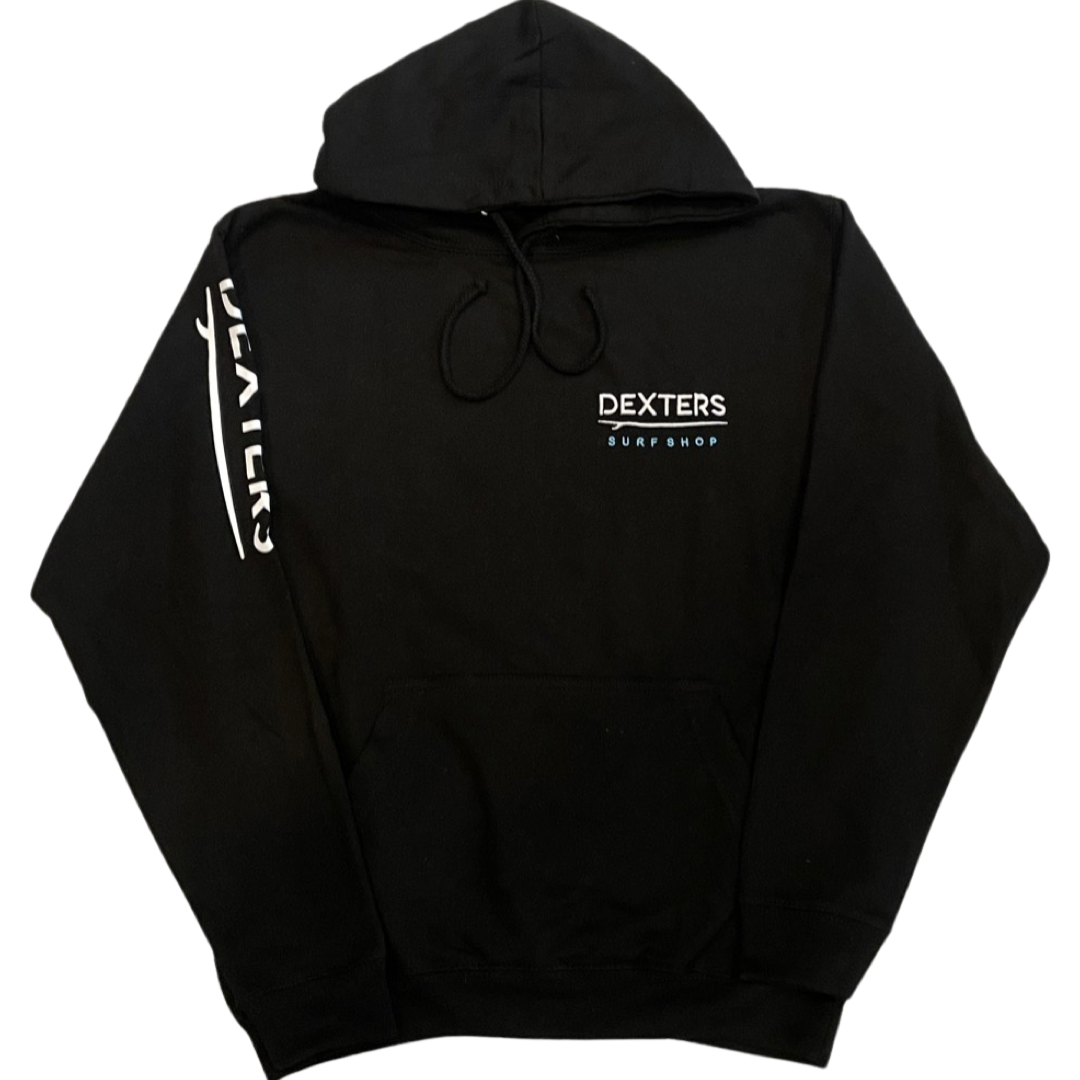Dexters Full Arm Logo Adult pull on - Black