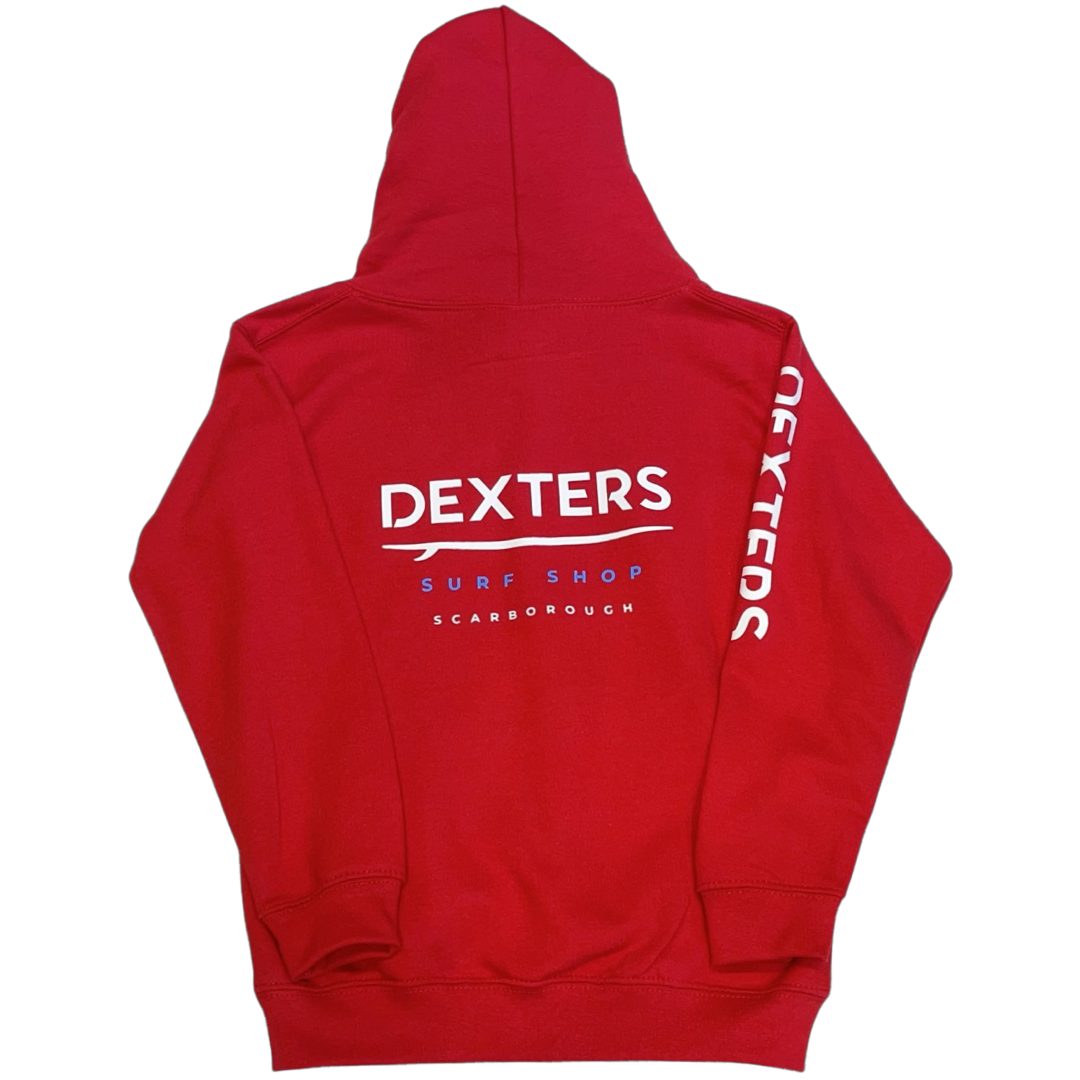 Dexters Full Arm Logo Junior pull on - Red - Image 2