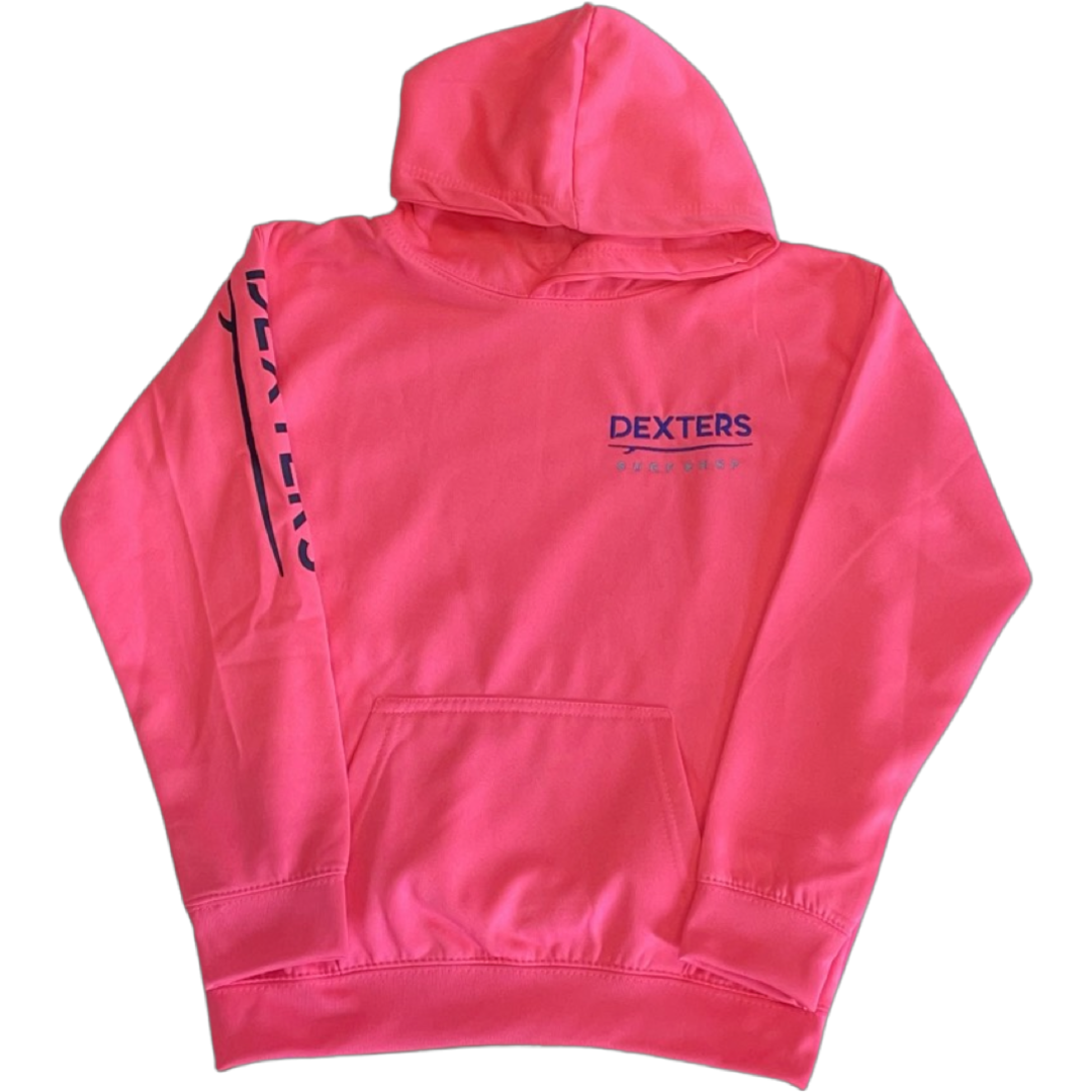 Dexters Full Arm Logo Junior pull on - Bright Pink