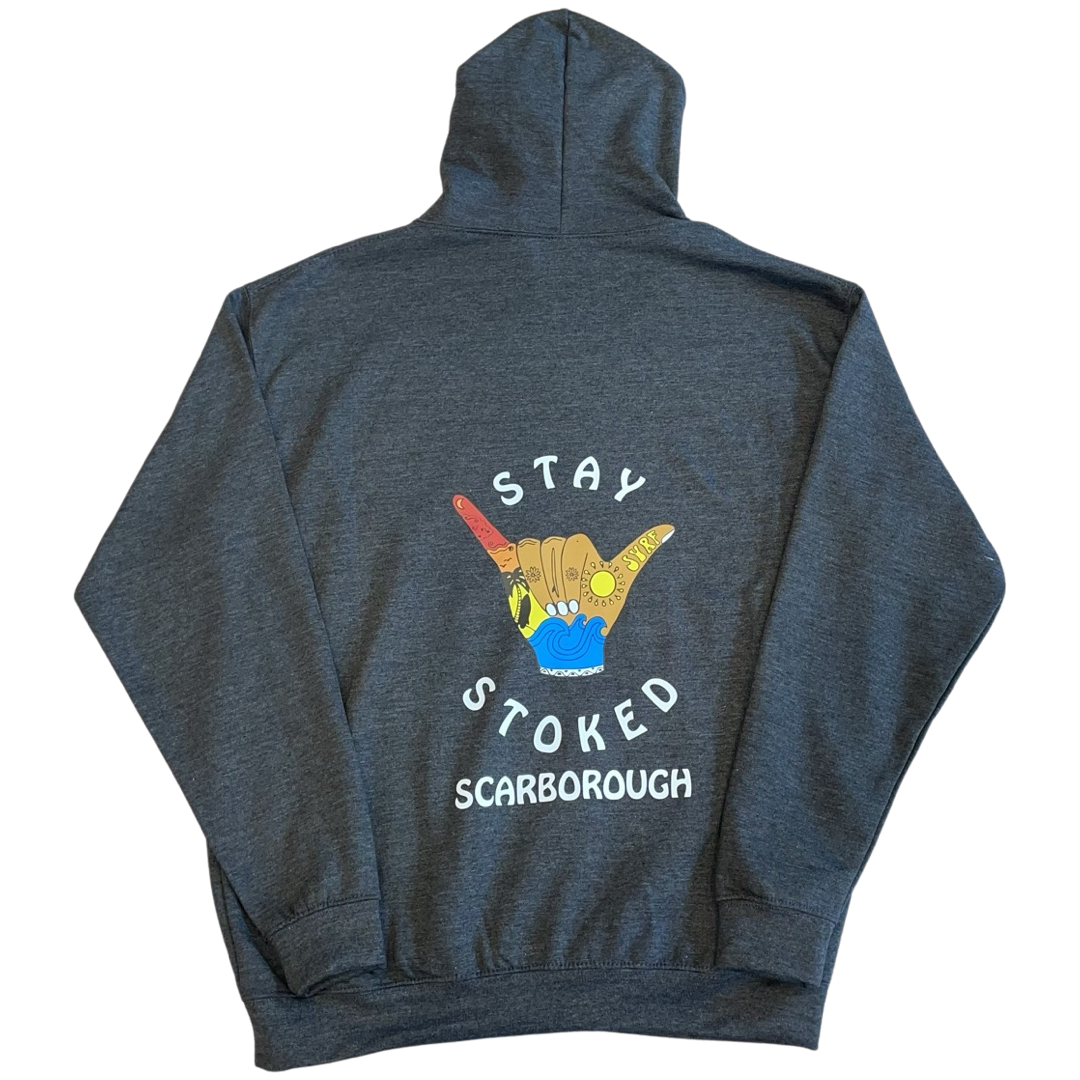 Stay Stoked- Dark Grey (Junior Pull on) - Image 2