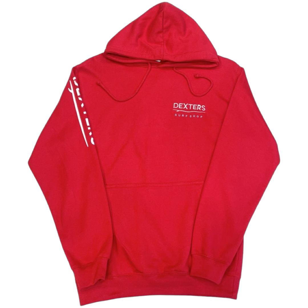 Dexters Full Arm Logo Adult pull on - Red