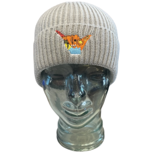 Stay Stoked Logo Junior Beanie - Light Grey