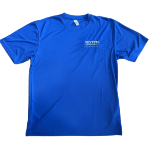 Dexters Stitched Logo cool tech Junior T-shirt - Blue