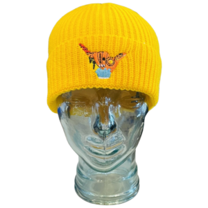 Stay Stoked Logo Junior Beanie - Yellow