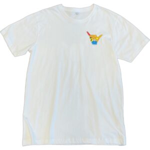 Stay Stoked Logo Junior Tee - White