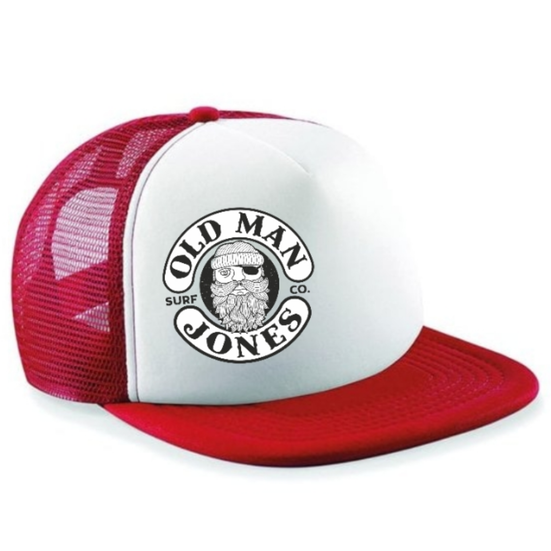 Vintage Trucker Snapback - Red