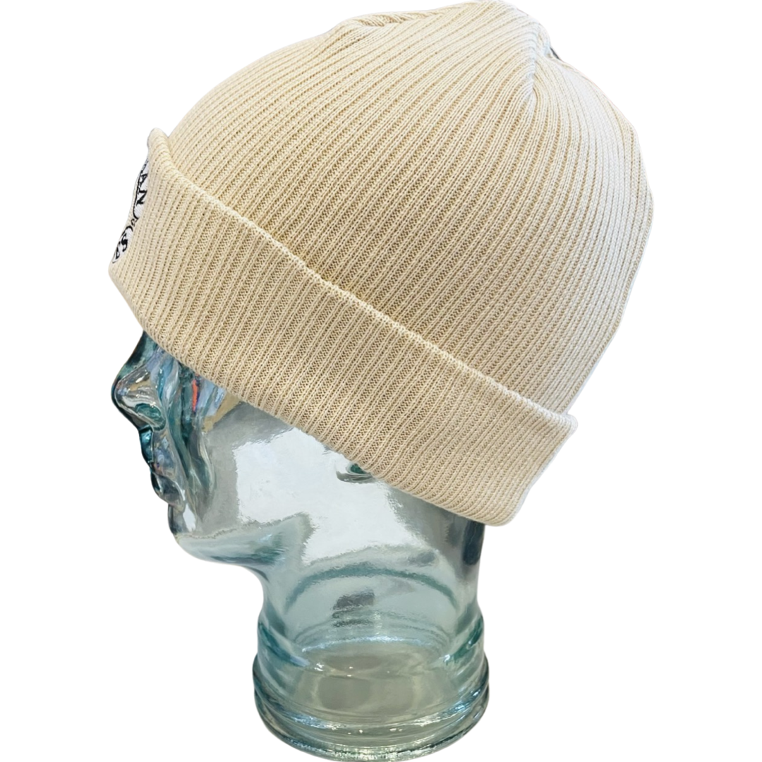 100% ORGANIC Junior BEANIE – Cream - Image 2